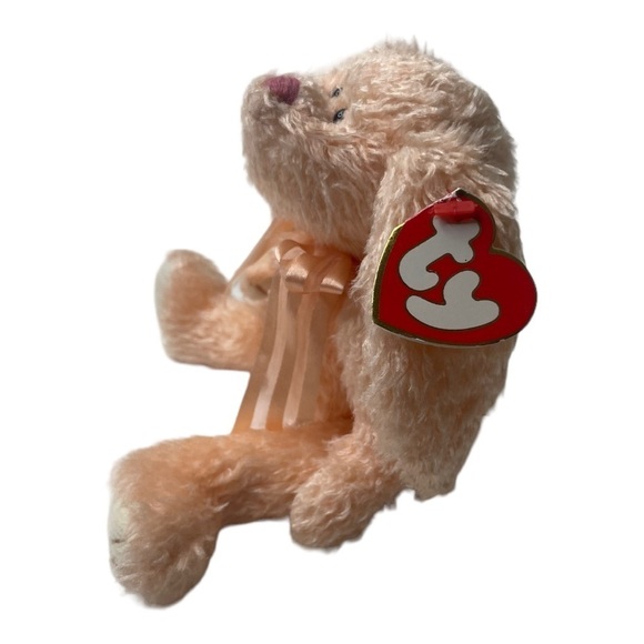 Vintage Ty Camelia The Attic Treasures Collection 1993 Peach Bunny - Picture 2 of 6